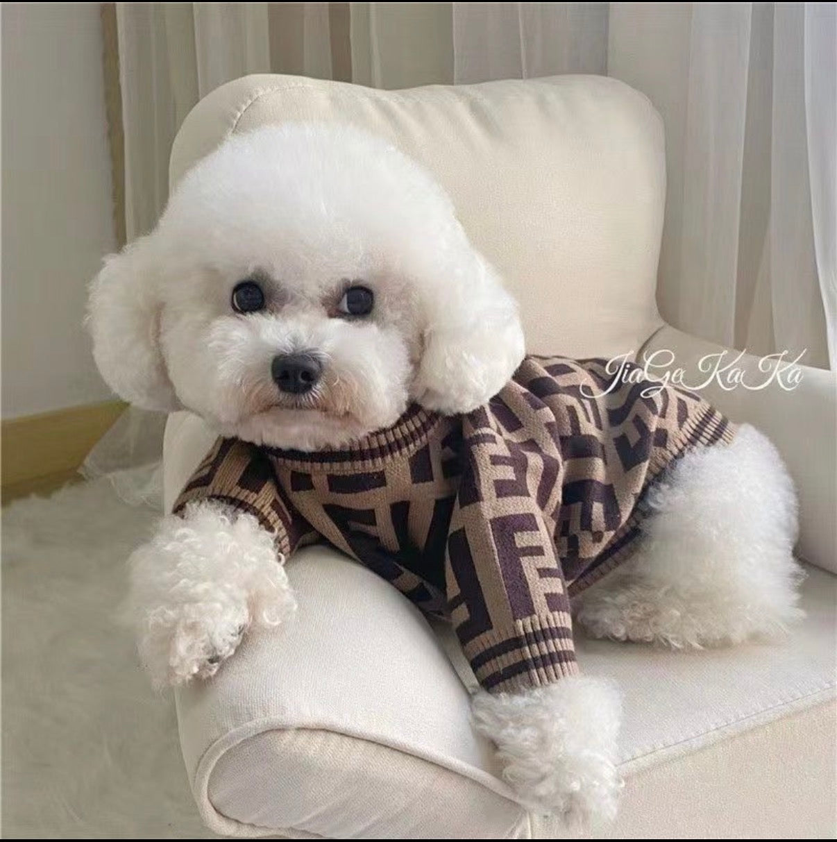 Luxus Hunde Strickpullover – Edler Classic Look