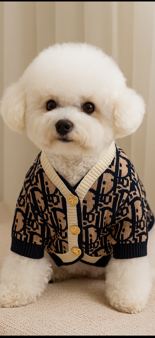 Designer-Cardigan für deinen Hund